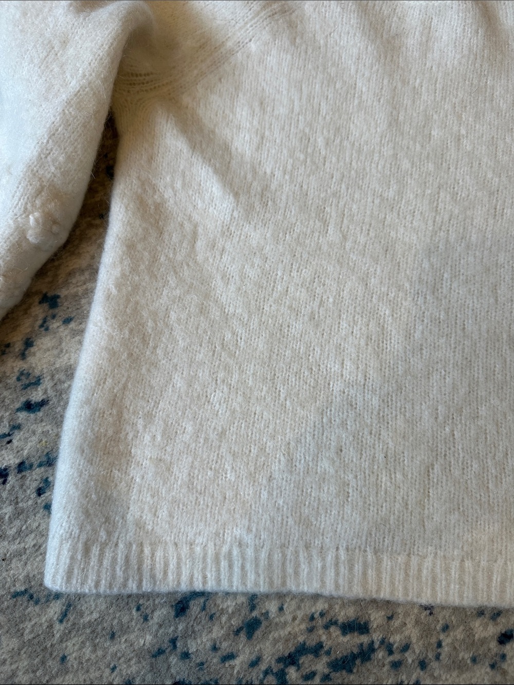 Sezane Melanie Jumper sweater Ecru, Small - Picture 5 of 14